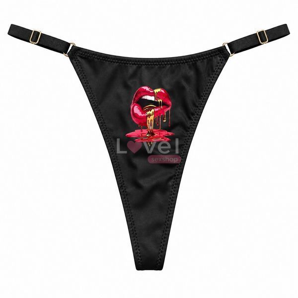 Трусики-стринги Cozy с игривыми принтами и регулируемыми бретелями, L (42&ndash;44), XL (44-46) TNS1231 фото