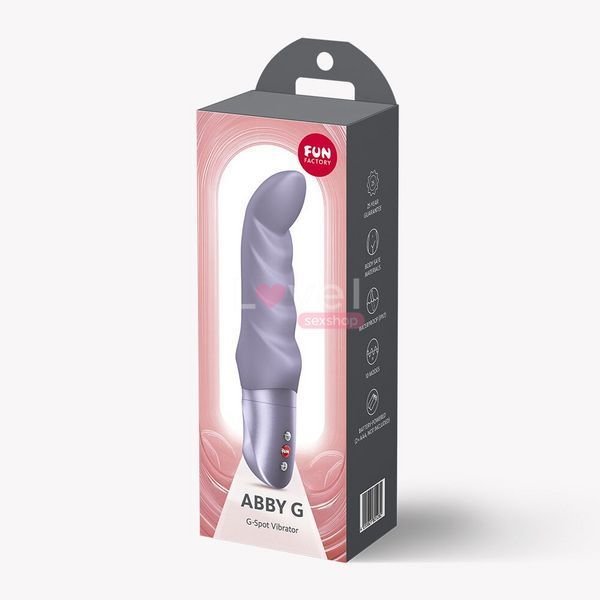 Вібратор Fun Factory Abby G Light Violet, 10 режимів роботи, на батарейках SX3293 фото