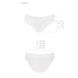 Трусики с широкой резинкой и кружевом Passion PS001 PANTIES white, size S SO4173 фото 5