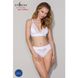 Трусики з широкою гумкою і мереживом Passion PS001 PANTIES S, white SO4173 фото 3