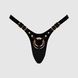 Трусики для страпона Strap-On-Me Leatherette Harness Fabulous - One Size - Black Glossy SX2852 фото 1