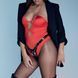 Трусики для страпона Strap-On-Me Leatherette Harness Fabulous - One Size - Black Glossy SX2852 фото 2