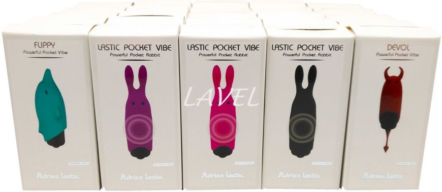 Набор вибраторов Adrien Lastic Pocket Vibe (25 штук) AD90506 фото