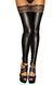Чулки с мокрым эффектом Noir Handmade F135 Powerwetlook stockings, 3XL, без мысков SX0022 фото 1