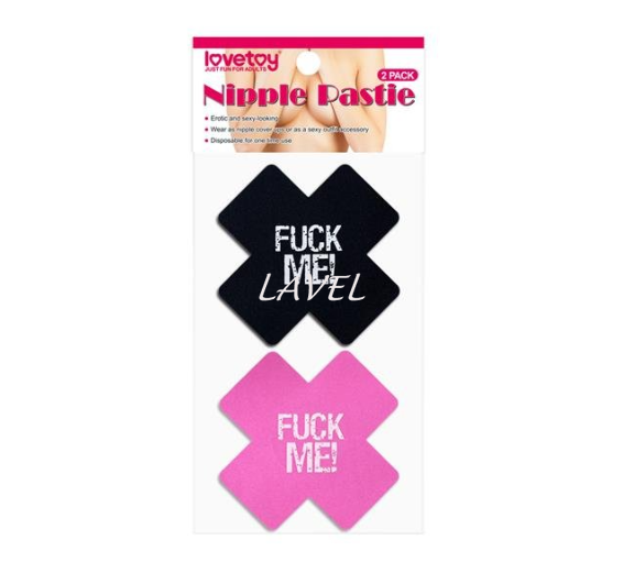 Пестіси - Fuck Me Cross Pattern Nipple Pasties (2 пари) 6452LVTOY715 фото