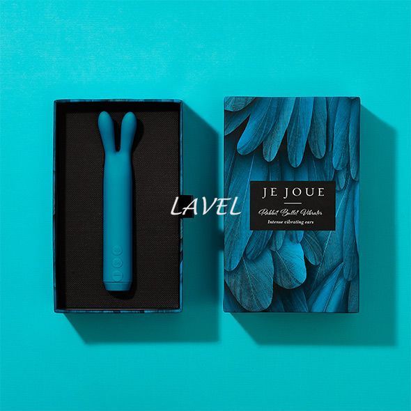 Вибратор с ушками Je Joue - Rabbit Bullet Vibrator Teal, глубокая вибрация SO3032 фото