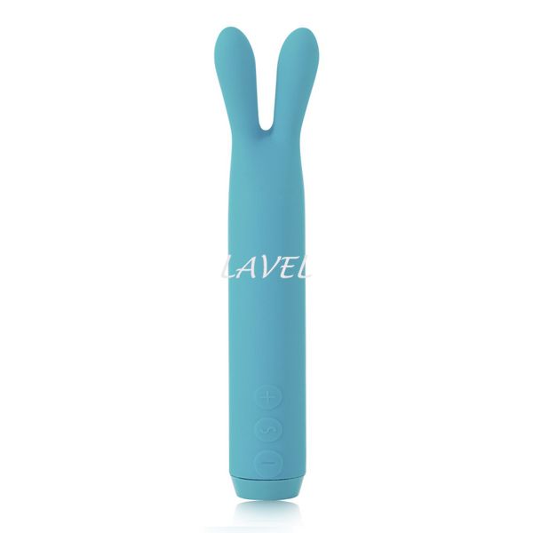 Вибратор с ушками Je Joue - Rabbit Bullet Vibrator Teal, глубокая вибрация SO3032 фото