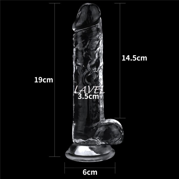 Фалоімітатор - Flawless Clear Dildo 7.5'' 6452LVTOY443 фото