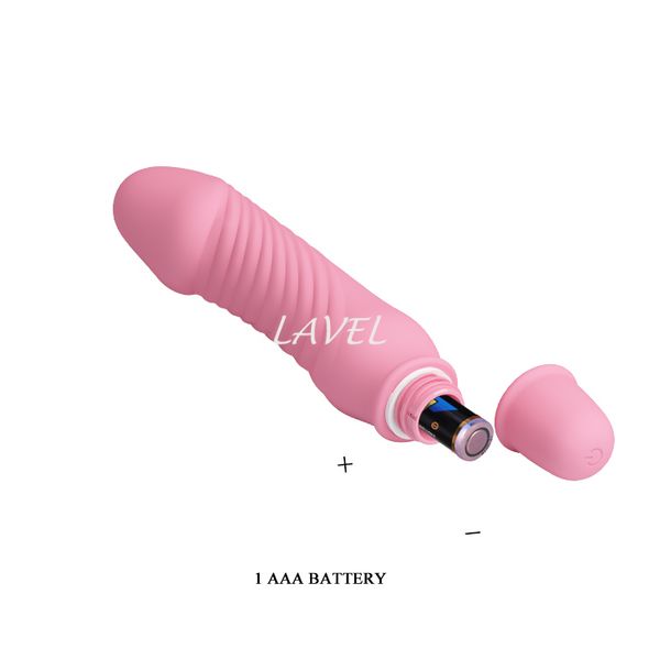 Класичний вібратор - Pretty Love Stev Vibrator Light Pink 6603BI0577 фото