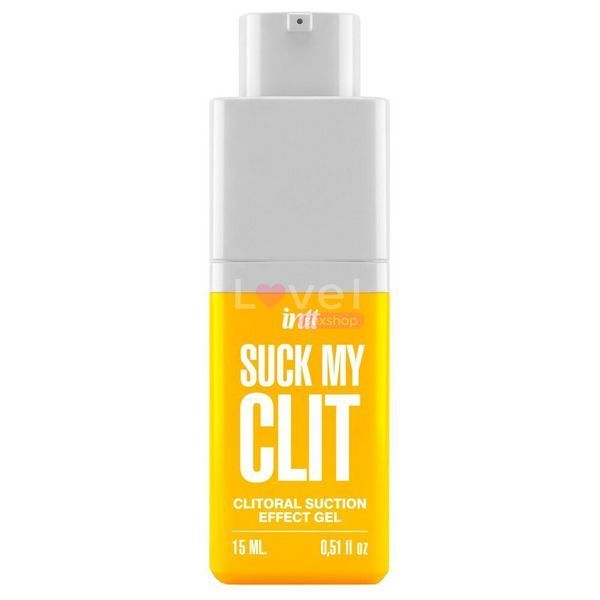 Смоктайзер для клітора Intt Suck My Clit Tropical Mango (15 мл), манго, гель з ефектом посмоктування SX4003 фото