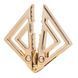 Затискачі для сосків з важкою підвіскою LOCKINK Adjustable Nipple Clamps with Heavy Pendant - Golden SX0846 фото 2
