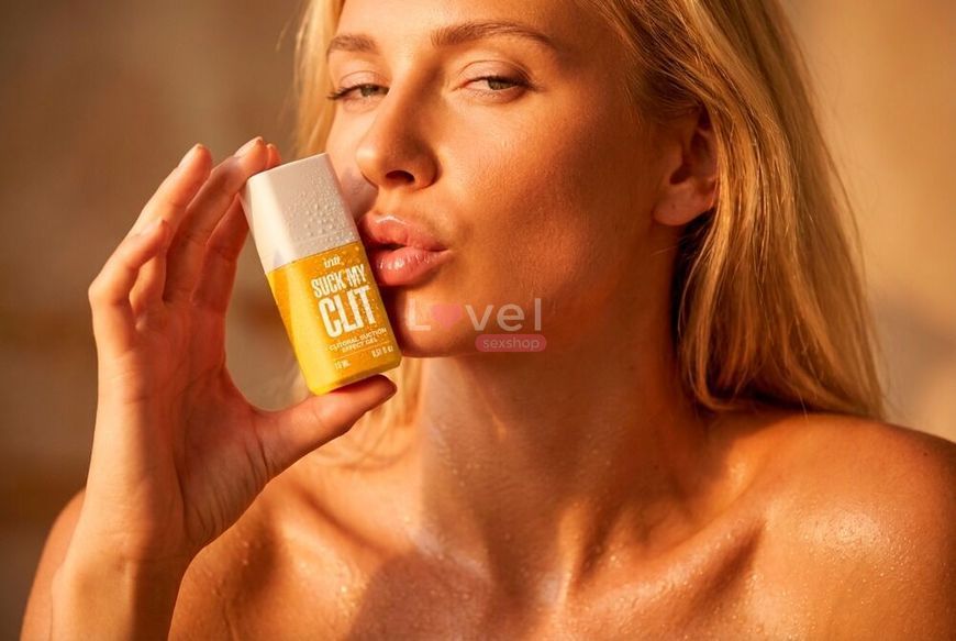 Смоктайзер для клітора Intt Suck My Clit Tropical Mango (15 мл), манго, гель з ефектом посмоктування SX4003 фото