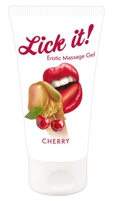 Масажний гель - Lick It! Cherry, 50 мл 71326257520000 фото