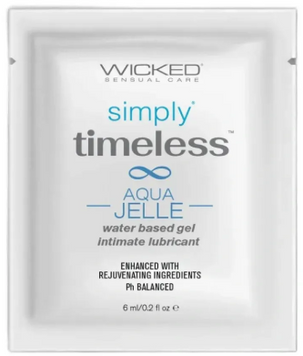 Пробник лубриканта Wicked Simply Timeless Jelle з густою гелевою текстурою на водній основі, 6 мл pos144 фото