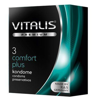 Плотноприлегающие презервативы Vitalis premium Comfort plus, 3 шт. V9321 фото