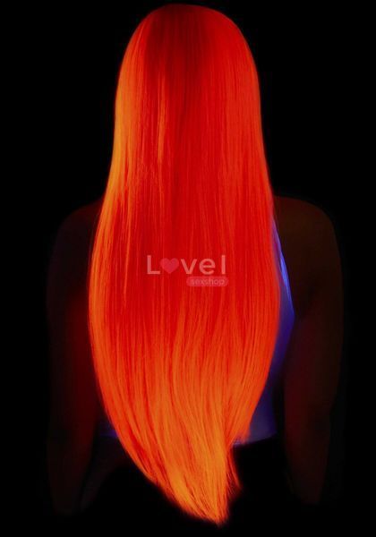 Парик Leg Avenue 33&Prime; Long straight center part wig neon pink SO8590 фото