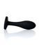 Анальна пробка - Jewellery Silicone Black Plug S Clear 62530064-00152 фото 2