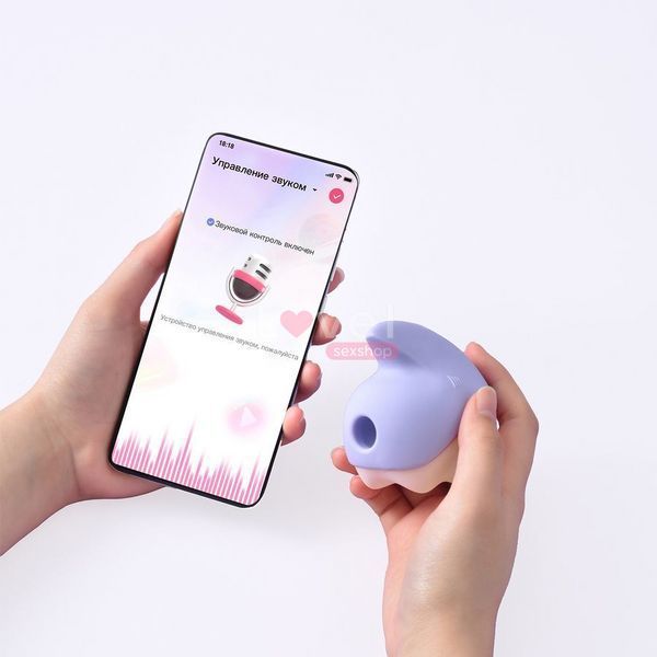 Вакуумний кліторальний смарт-стимулятор Magic Motion Unicorn Purple з вібрацією SO9602 фото