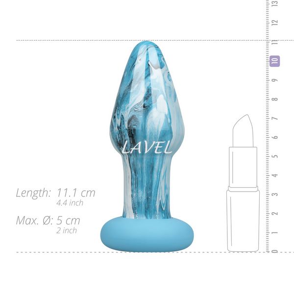 Стеклянная анальная пробка Gildo - Ocean Curl Glass Butt plug SO8895 фото