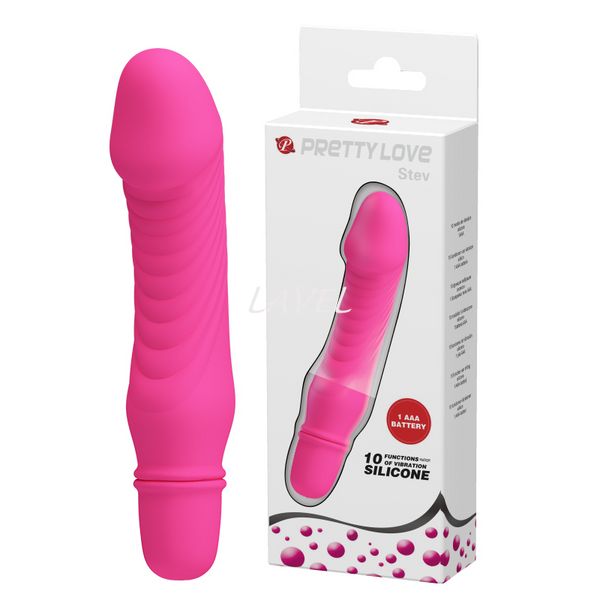 Классический вибратор - Pretty Love Stev Vibrator Pink 6603BI0578 фото