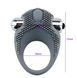 Эрекционное кольцо с вибрацией на пенис Lom Penis Ring Vibrating Gray LAV2000180 фото 2