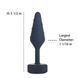 Анальная пробка Lux Active Twist Plug Small Blue (мятая упаковка!!!) SX3926-R фото 5