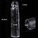 Насадка -  Flawless Clear Penis Sleeve Add 1" Clear 6452LVTOY651 фото 7