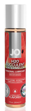 Змазка на водній основі JO H2O &mdash; Watermelon (30 мл) без цукру, рослинний гліцерин SO1470 фото