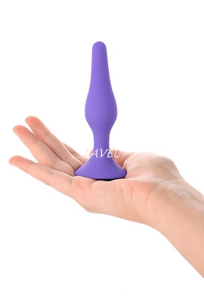 Анальная силиконовая пробка Toyfa A-Toys, фиолетовый, 11,5 см. 661100761302 фото