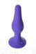 Анальная силиконовая пробка Toyfa A-Toys, фиолетовый, 11,5 см. 661100761302 фото 2
