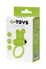 Эрекционное кольцо с вибрацией на пенис A-Toys By Toyfa, силикон мишка, зеленое, ø 3,1 см. 661100768018 фото 6
