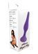 Анальная пробка силиконовая Silicone Purple Plug S 62530064-00088 фото 5
