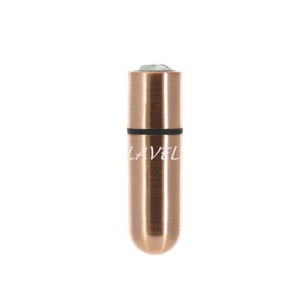 Вибропуля PowerBullet First-Class Bullet 2.5″ with Key Chain Pouch, Rose Gold, 9 режимов вибрации SO6847 фото