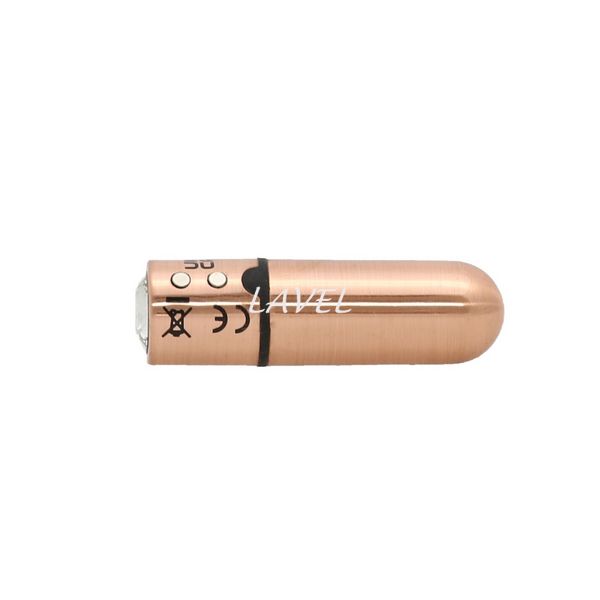 Віброкуля PowerBullet First-Class Bullet 2.5″ з Key Chain Pouch, Rose Gold, 9 режимів вібрації SO6847 фото