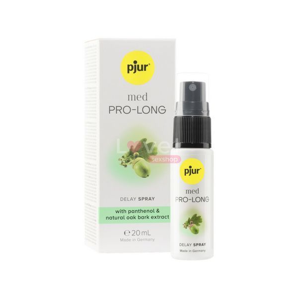 Пролонгувальний спрей pjur MED Prolong Spray 20 мл із екстрактом дубової кори та пантенолом PJ10910 фото