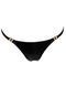 Трусики з мокрим ефектом Noir Handmade P008 Powerwetlook panty with gold clasp, L, на застібках SX0173 фото 4