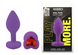 Силиконовая анальная пробка EGZO Silicone Violet Heart Plug Red, size S SVH-03S фото 2