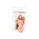 Боди Penthouse Scandalous S/L Red, крупная сетка, высокий воротник, длинные рукава SO6461 фото 3