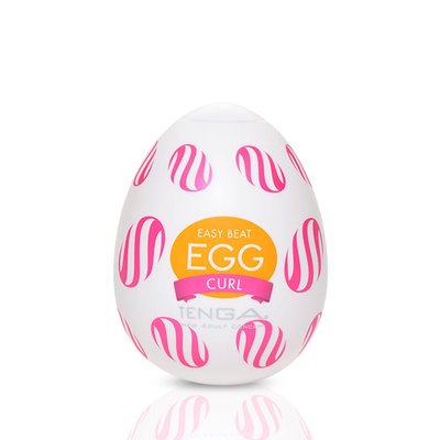 Мастурбатор-яйцо Tenga Egg Curl с рельефом из шишечек SO5498 фото