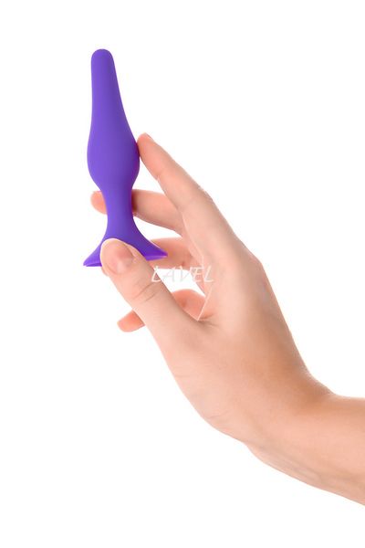 Анальная силиконовая пробка Toyfa A-Toys, фиолетовый, 10,2 см 661100761301 фото
