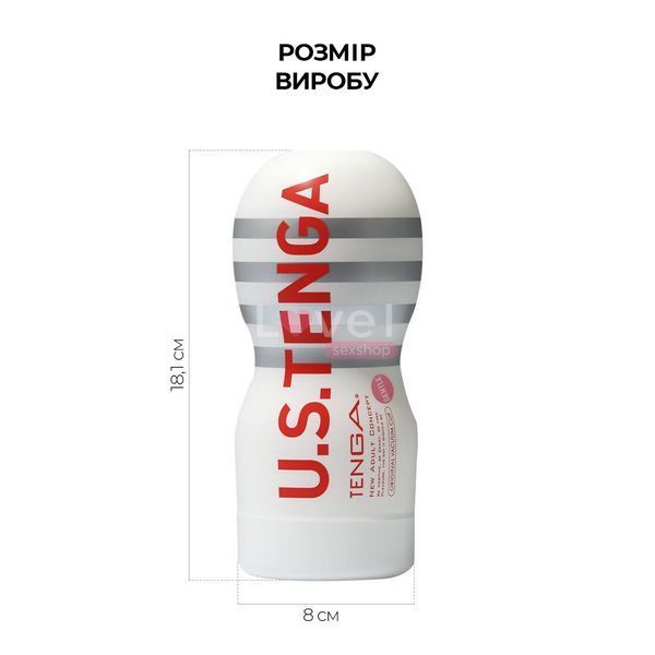 Мастурбатор Tenga US Deep Throat (Original Vacuum) Cup GENTLE (глубокая глотка большая) SO6597 фото