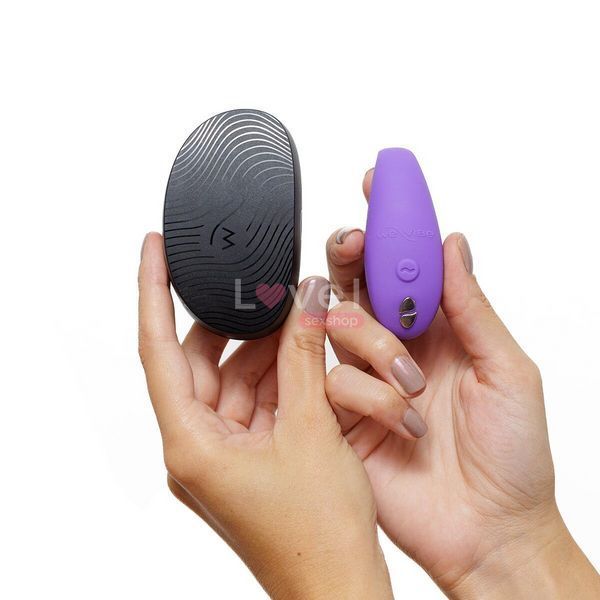 Смарт-вібратор для пар We-Vibe Sync GO Light Purple, тревел-кейс SX0527 фото