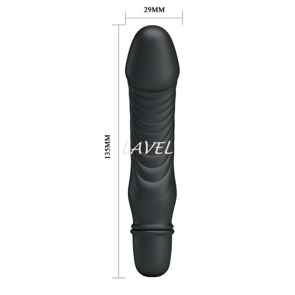 Классический вибратор - Pretty Love Stev Vibrator Black 6603BI0651 фото