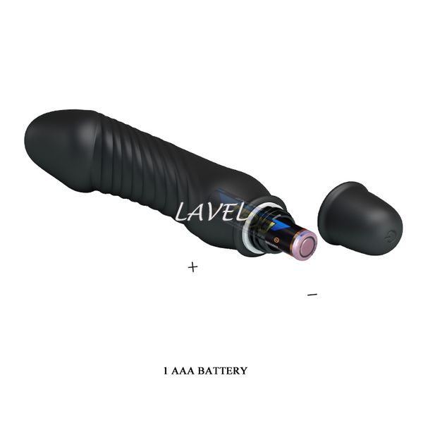 Класичний вібратор - Pretty Love Stev Vibrator Black 6603BI0651 фото