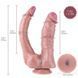 Двойной фаллоимитатор для секс-машин Hismith Double Penetrator, 9.25&Prime;, KlicLok и присоска SX4013 фото 3