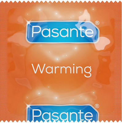 Презервативи - Pasante Warming (ребристі з зігріванням) , 3шт PSN007 фото
