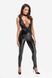 Комбинезон Noir Handmade F298 Libido Deep-V catsuit with collar and pearl chain - S SX0225 фото 1