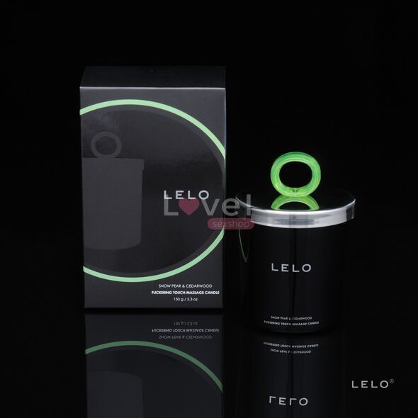 Масажна свічка LELO Massage Candle Snow Pear & Cedarwood, соєвий віск, 36 годин горіння SO8128 фото