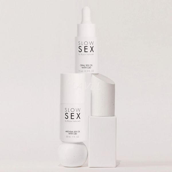 Олія для збудження Bijoux Indiscrets SLOW SEX Arousal Sex Oil CBD (30 мл) SO9342 фото