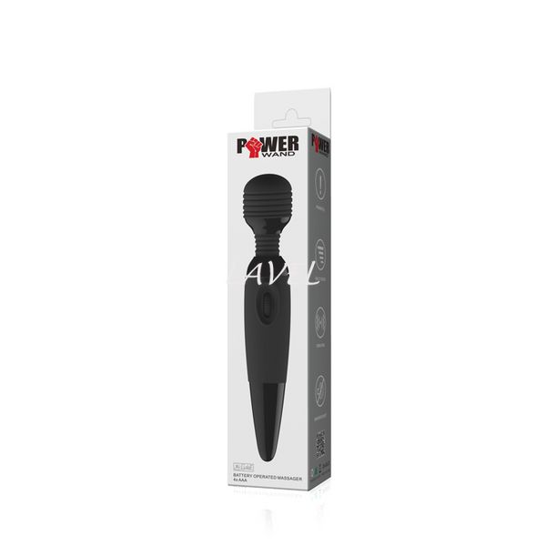 Hi-tech вібратор - Power Wand Massager Black Vibro 6603BW0340 фото